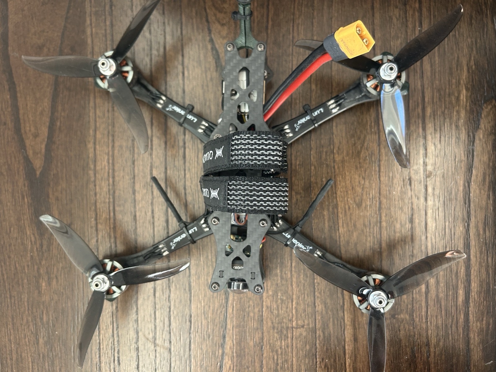 FPV drone, top view